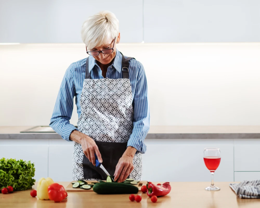 narrow kitchen island with storage